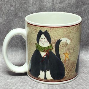 Christmas Cat by Sakura Fiddlestix Coffee Mug Tea